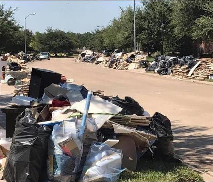 Cleanup after hurricane Harvey.